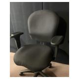 OFFICESTAR ADJUSTABLE HEIGHT ARM FABRIC 5 WHEEL