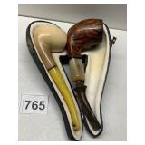 MEERSCHAUM PIPE CASE, CLAUDE ROMAIN MADE IN