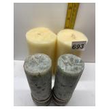 NEW PILLAR CANDLES