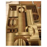 NEW CITY BROWN RUG 63" X 89"