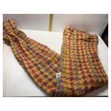 BRIGHTLY COLORED MID CENTURY DRAPERY PANEL,