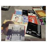 BOOKS OF SHEET MUSIC INCLUDING EVITA, RECORDS