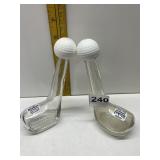 GEORGE DICKEL MINI WHISKEY BOTTLE WITH GOLF BALL