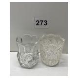 CLEAR GLASS TOOTHPICK HOLDERS