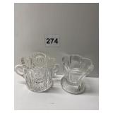 DOUBLE HANDLED TOOTHPICK HOLDER AND UNUSUALLY