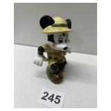 MICKEY MOUSE IN SAFARI OUTFIT FIGURINE MADE IN