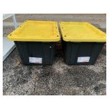 27 GALLON HDX ROUGH NECK TOTES