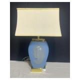 CURVED FRONT 2 DOOR PARLOR CABINET W/ INLAY DOOR