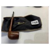 GUINEA GRAIN BARLING PIPE WITH COVER