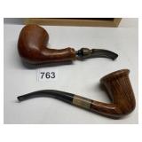 HAND MADE IN FRANCE PIPE AND UNMARKED INTERESTLY