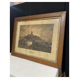 1887 C.H.M. GORD SIGNED PRINT - AND THE MOON ROSE