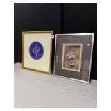 1959 SIGNED LL CONTEMPERED PRINT, BLUEPRINT W/