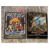 2 1980 TSR GAMES GAMMA WORLD, LEGION OF GOLD GW1,