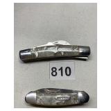 IMPERIAL SCHRADE POCKETKNIVES WITH PEARL HANDLES