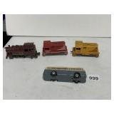 MANTAU 3 PC. CAST IRON TRAIN, BUS GERMANY SEE