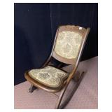 REPRODUCTION FOLDING ROCKING CHAIR