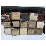 15 PLAYER PIANO MUSIC ROLLS, AS FOUND
