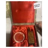 ORIENTAL STAMP IN BOX