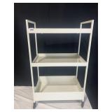 UTILITY CAR W/ 3 SECTIONS WHITE