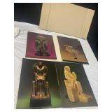 EGYPTIAN TREASURES BOOK POOR BINDING IDEAL TO