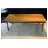 MID-CENTURY COFFEE TABLE 48" X 24.5" WATER MARK