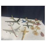 ASSORTED PLASTIC AIRPLANES 2 HAVE DAMAGE