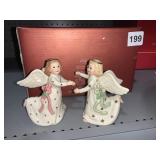 LENOX HEAVENLY HUGS SALT AND PEPPER SHAKERS