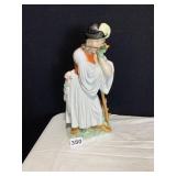HEREND HAND PAINTED FIGURINE 14" H