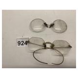 12K GOLD FILLED ANTIQUE GLASSES