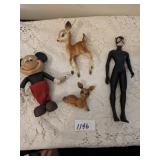 MICKEY MOUSE VINYL DOLL WALT DISNEY PRODUCTIONS