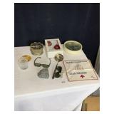 LADLE, BATTERY CLOCK, SUNGLASSES ETC.