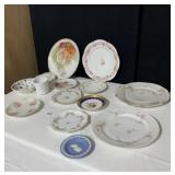 WEDGWOOD DISH HAND PAINTED PLATE ETC.