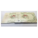 2 SETS OF 2 NEW LENOX CORK BACKED HARD PLACEMATS