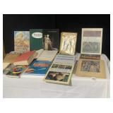 BOOKS INCLUDING GIOTTO, COLOR TABLE ETC..