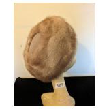 LIGHT BROWN MINK LADIES HAT SAKS 5TH AVENUE