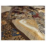 SCARF LOT OVERSIZED ANIMAL PRINTS COTTON/FABRIC 3