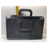 VINTAGE COACH BLACK LEATHER BRIEFCASE WITH HANDLE