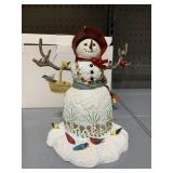 LENOX A WINTERS VISIT SNOWMAN FIGURE