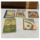 5 CHILDRENS BOOKS CASEY JR, THE LITTLE ENGINE