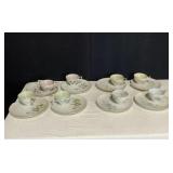 LEFTON LUNCHEON SET 8 CUPS/PLATE SET