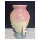 HULL VASE 15.5" H DOUBLE HANDLE CHIP ON HANDLE