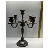 5 CANDLE SILVER PLATE CANDELABRA