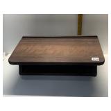 SOLID WOOD LAP DESK WITH STORAGE AND PENCIL
