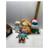 REN AND STIMPY PLUSH CAT, RUGRATS APPLAUSE