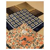 THREE RAIN SCARVES TOTES GUS SCHLESINGER CO 100%