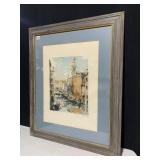 CANAL SCENE SIGNED LR 122/350