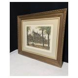 CATHEDRAL BLDG. PRINT - 211/350 SIGNED PRINT SEE