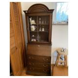 27X16X73 DROP FRONT SECRETARY DESK, ONE PIECE,