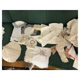 DOILIES, CLOTH NAPKINS, DRESSER SCARVES, PLACE
