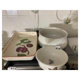 LENOX BUTTERFLY MEADOWS BOWL, WHITE BOWL MADE IN